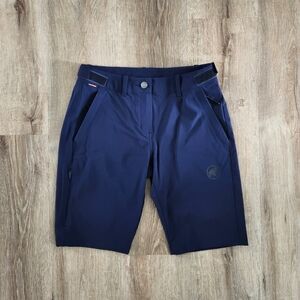 Mammut Women's Marine Navy Blue Runbold Shorts Size 4